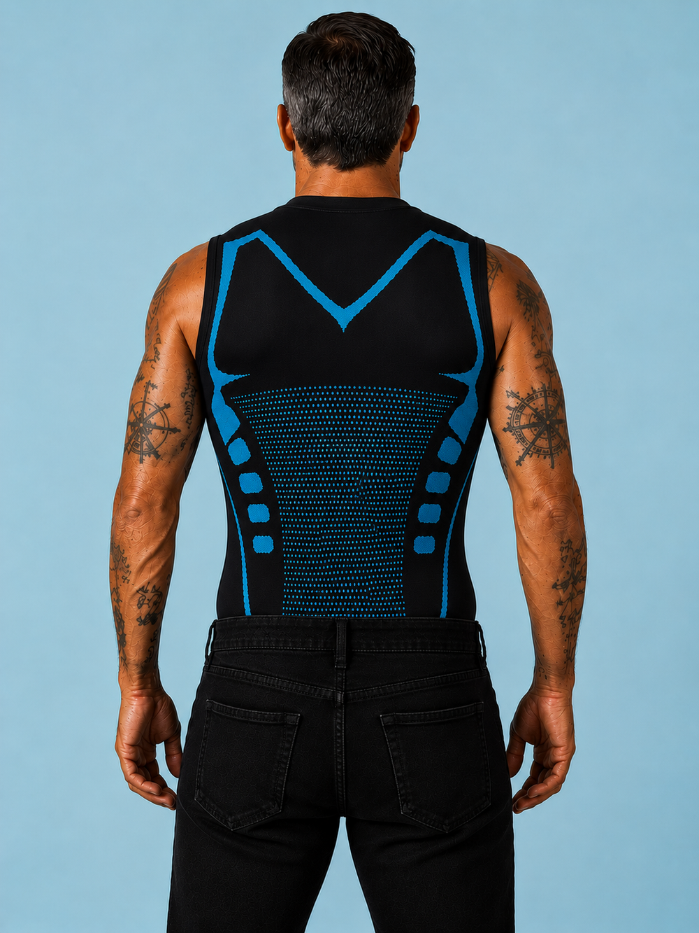 Sleepux men’s black compression t-shirt