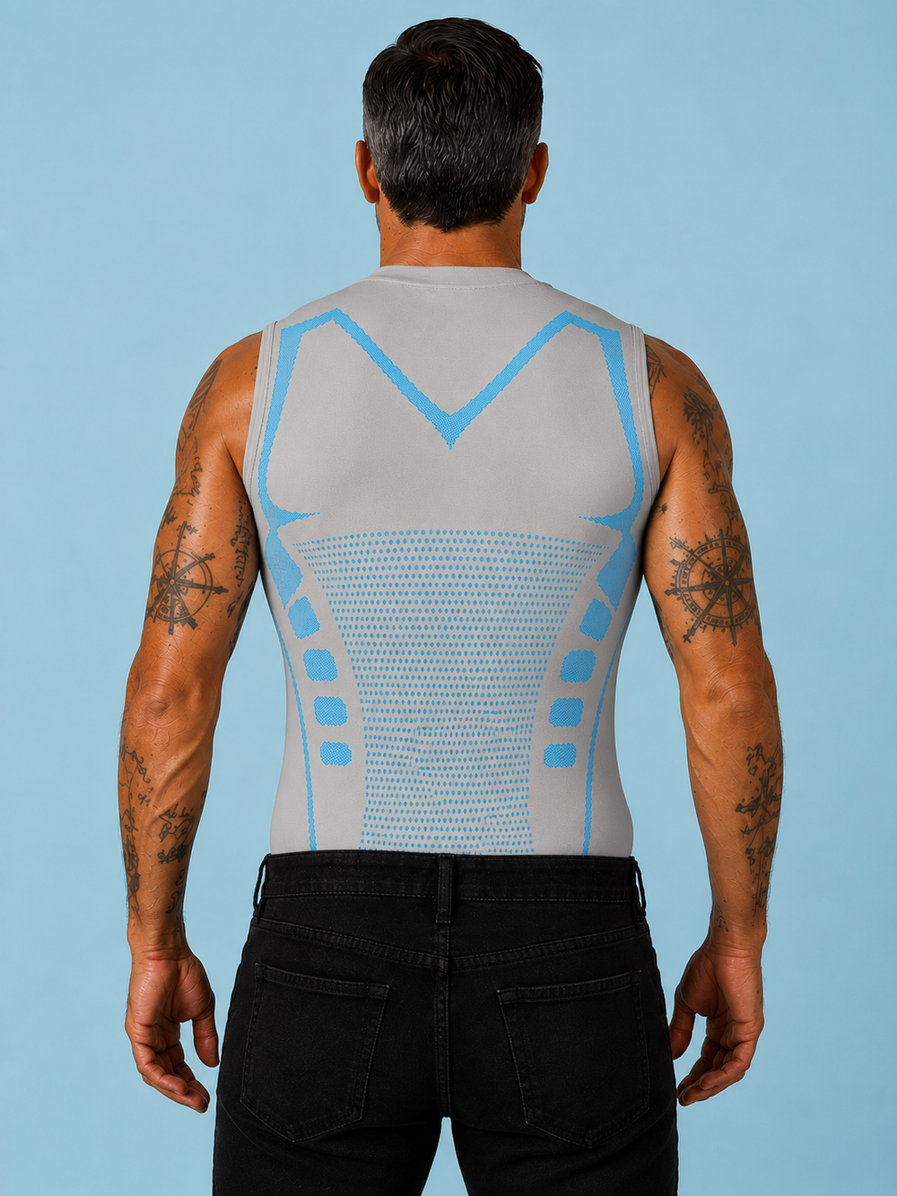 Sleepux men’s grey compression t-shirt 