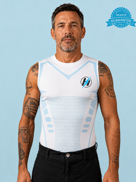 Sleepux men’s White compression t-shirt 